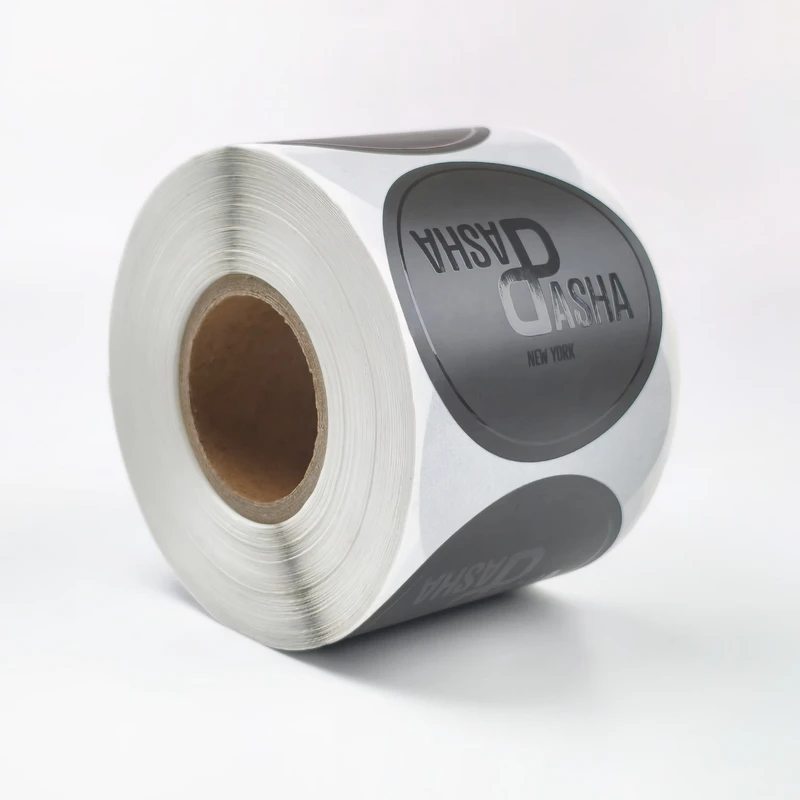 High Quality Custom Matte Round Label Rolls Waterproof Vinyl Stickers for Gift Wrapping