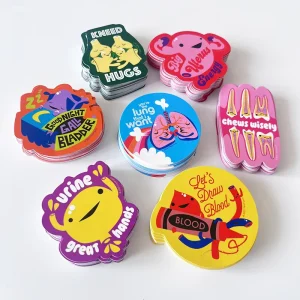 High Quality Custom Personalized Design Die Cut Vinyl Stickers Waterproof Logo Decorative Stickers
