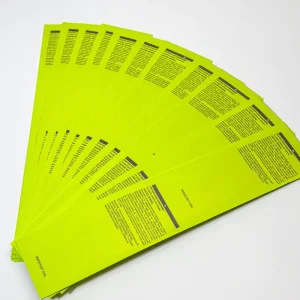 High Quality Custom Printed Peel Off Multi Layer Packaging Labels Premium Material