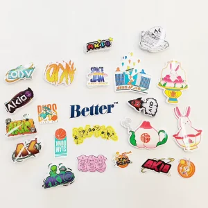 High Quality Custom Printed Self Adhesive Vinyl Cartoon Stickers Customized Die Cut Logo Label Sticker