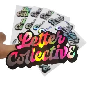 High Quality Custom Shiny Die Cut Vinyl Sticker Sheet Self Adhesive Waterproof with CMYK Colors for Packaging
