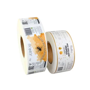 High Quality Custom Vinyl Label Stickers Bottle Label for Food Packaging Labels