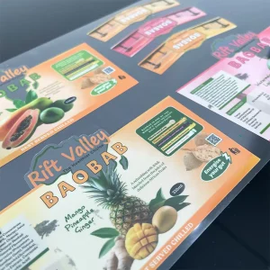 High Quality Custom Waterproof Vinyl logo Labels for Food Drink Bottles Wine Bottle Packaging Stickers