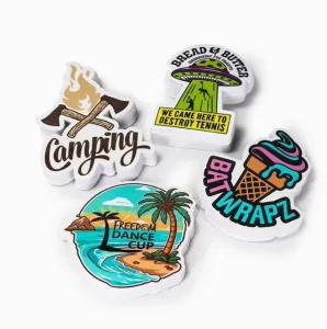High Quality Durable Waterproof Cartoon Vinyl Pvc Decoration Sticker Printing Logo Laptop Custom Die Cut Sticker