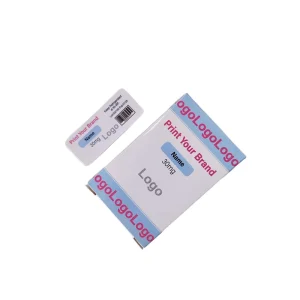High Quality Eco Friendly Waterproof Cosmetic Custom Hologram 3ml 10ml Peptide Vial Labels and Boxes