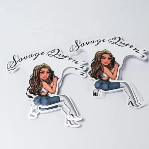 High Quality Irreversible Temperature Sensitive Indicator Label White Pet Sticker Clear Removable Die Cut Stickers
