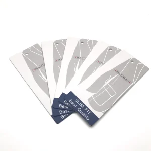 High Quality Kraft Paper Hang Tag Custom Thick Cardboard Swing Tag Clothing Label Offset Printed Brand Logo