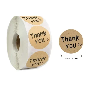 High Quality Kraft Paper Stickers Custom Printing