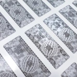 High Quality OEM Custom Anti Counterfeiting Nano Microlens Label 3D Packaging Transparent Sticker