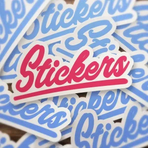 High Quality Premium Glossy Vinyl PVC Holographic Adhesive Sticker Custom Waterproof Die Cut Logo Sticker Labels