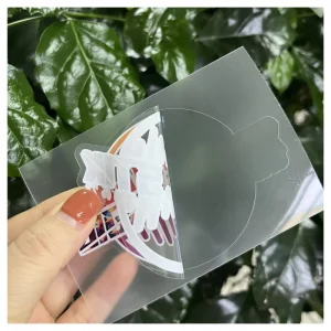 High Quality Printing Outdoor UV Resistant Thick Durable PET PVC Vinyl Plastic Custom logo Transparent Clear Stickers for Car