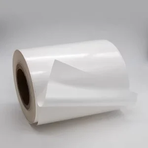 High Quality Rectangle Waterproof Blank Glossy White Custom Printing PP Adhesive Barcode Label