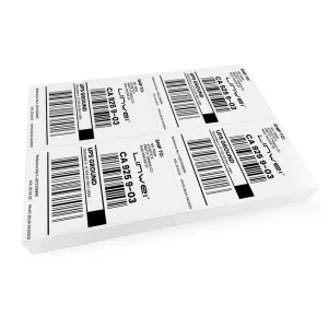 High Quality Self Adhesive 4 up 105mm X 148.5mm A4 Shipping Label Sheet for Laser inkjet Printer