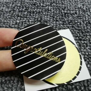 High Quality Self Adhesive Seal Label 80g Coated Paper Sticker Label Printed With Design Printing Waterproof for Packing Label