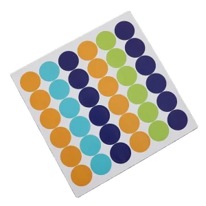 High Quality Self-adhesive Circular Polka Dot Eco-friendly Paper Decorative Stickers for Home Decoration