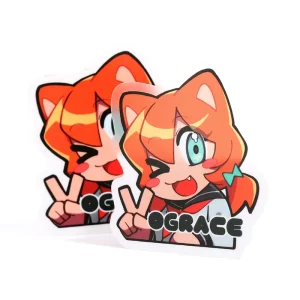 High Quality Transparent Frosted Matte Sticker Paper Books Decoration Waterproof Die Cut Sticker