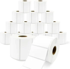 High Quality UV Resistant Heat Resistant Waterproof Industrial Supermarket Self Adhesive Sticker Label 100x150mm Thermal Paper