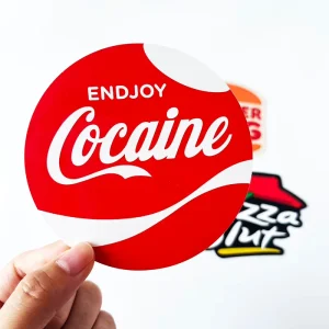 High Quality Various Shape Decals Die Cut Waterproof Decals Customized Logo Permanent Vinyl PVC Stickers