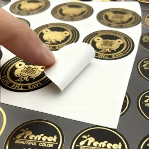 High Quality Vinyl Waterproof White Stickers Customizable World Football Competition Stickers Available