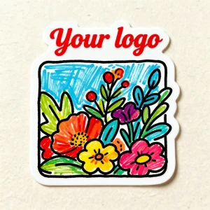 High Quality Waterproof DIY Self Adhesive Print My Sticker Custom Logo Label Stickers for Decoration