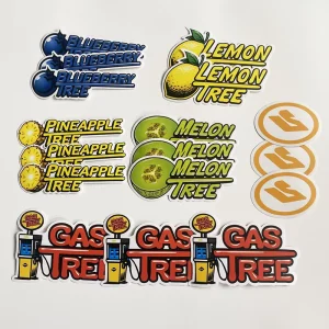 High Quality Waterproof Die Cut Clear Vinyl Stickers Custom Design Transparent Vinyl Stickers With Matte Finish