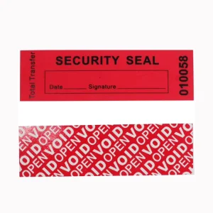 High Security PVC Adhesive Sticker Tamper Evident Seal VOID Label UV Printing Glossy Factory Supply Anti-Counterfeit Feature