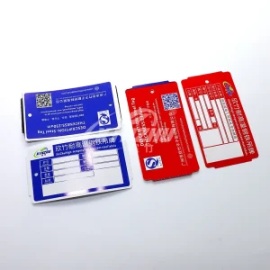 High Temperature Polyester PET Hanging Tags A4 Sheet Laser and Thermal Transfer Printable for Steel Coil Rebar Pipe Tracking