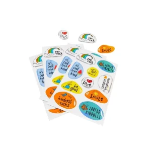 High quality Waterproof Custom Kiss Cut Vinyl Sticker Sheet Printing Cute Kids Stickers