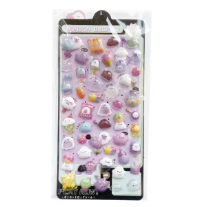 Hollow Cartoon 3D Relief Drop Stickers Cute Animals Candy Ghost Scrapbooking Diy Journal Stationery Sticker Deco School Supplies