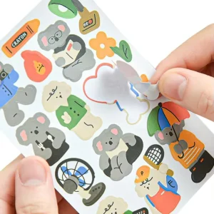 Holographic A4 Printable Die Cut Self Adhesive Vinyl Sticker Paper Custom Pet Waterproof Label Paper