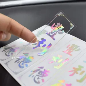 Holographic Custom Sticker High Quality Waterproof Sticker Hologram Die Cut Labels Sticker