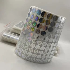 Holographic Hologram Sticker Label Using for Security Seal