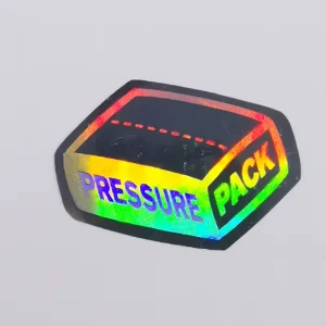 Holographic Kiss Cut Clear Backing Stickers 3d Light Reflective Hologram Epoxy Sticker Label