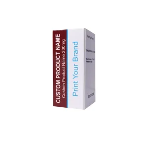 Hot Selling Custom Holographic Logo 3ml 10ml Adhesive Label and Paper Box Set