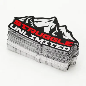 Individual Custom UV Protection Waterproof Die Cut Stickers Adhesive Permanent Vinyl Decorative Label Stickers