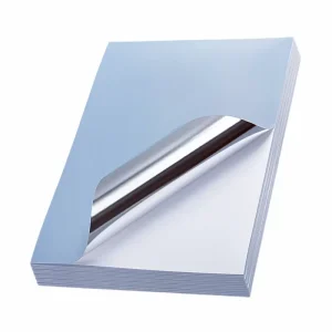 Inkjet Printable 8.5×11” A4 Size Waterproof Oil Proof Durable Holographic Matte Silver PET Vinyl Inkjet Sticker Paper