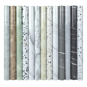 Jinyi Modern Geometric Design Self Adhesive PVC Marble Stickers High Quality Waterproof Kitchen Home Decor Peel Stick Wallpaper
