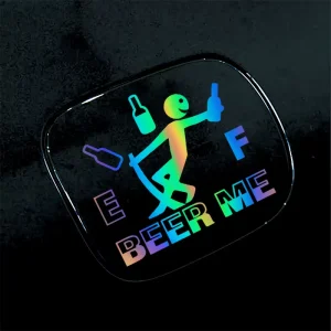 Keyasi Reflective UV Car Motorcycle Decals Surface Sticker Fuel Tank Identification Vinyl PVC Material Customizable Design Car