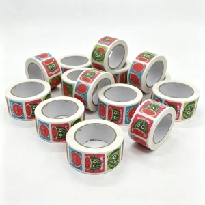 Kids Reward Stickers Roll Waterproof Vinyl Training Stickers with Encouraging Messages for Teachers & Parents or Kids’ Charts