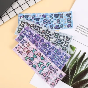 Kpop Decor Butterfly Laptop Decal Sticker Sheets PVC Vinyl Decorative Stickers for MacBook PC or Phone