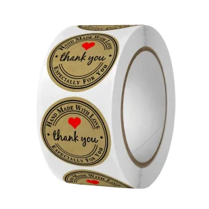 Kraft Paper Stickers Custom Printing