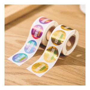 Label Vinyl Paper Adhesive Sticker for Coffee Packaging Bag
