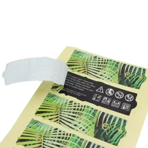 Labels Designer Custom Gold Foil Printing Logo Adhesive Double Layer Stickers Labels For Packaging