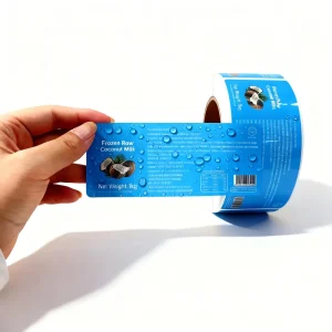 Labels Transparent Self Adhesive Custom Printed for Product Certification Brand Labels