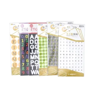 Laptop Stickers Vinyl Numbers Custom Sticker Sheets glitter Letter Alphabet Stickers for School