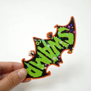 Large Die Cut Adhesive Label Vinyl PVC Adhesive Stickers Star Holo Effect Custom Hologram Stickers for Promotion