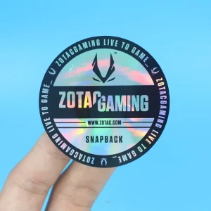 Laser Adhesive Sticker PET Material Color Logo Digital Circular Electronic Holographic Sticker