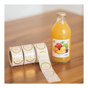 Latest Design Bottom Product Tags Labels Stickers