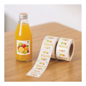 Latest Design Self Adhesive Customized Printing Clear Gold Foil Stickers