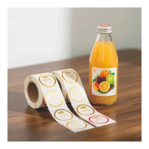 Latest Design Water Bottle Sticker Label Custom Logo Sticker Packaging Labels